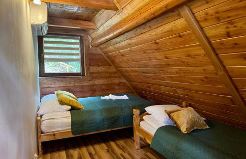 Drewniany zakątek - domek z sauną i balią - Foto 33