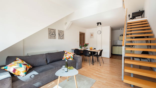 Modern apartment on Graficka - Foto 5, Zona de estar