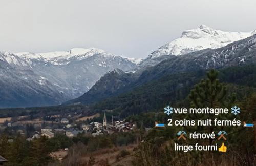app 2ch Barcelonnette vue montagne proche praloup - Foto 10