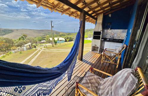 Chalés Vila Real - Tranquilidade na Serra de Carrancas - Piscina com uma vista espetacular do Pôr do Sol - Foto 82
