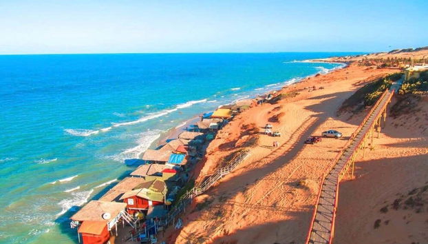 Canoa Quebrada vista do alto