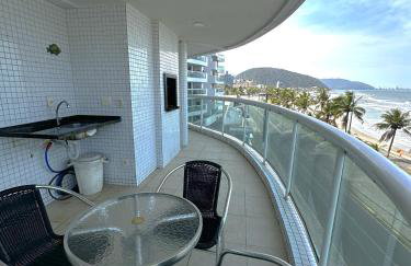 Apt com vista para o mar e churrasqueira - Foto 3