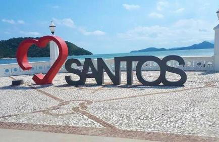 Santos - Gonzaga - Apartamento completo 1 quadra da praia - Foto 9