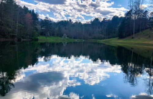 Hot Tub, Fire Pit and Lake Access! Almond Cabin - Foto 45