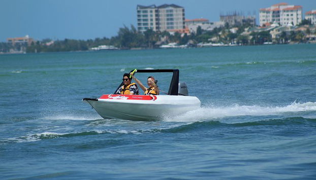 Das unerschrockenste Speedboat-Abenteuer in Cancun Schnorchel inklusive - Foto 3, Schnellboot-Abenteuer