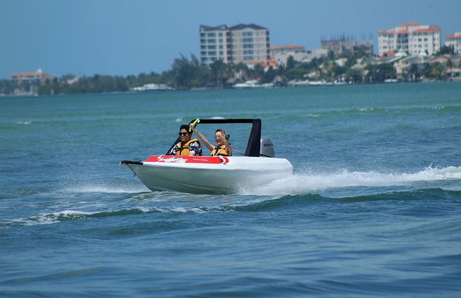 Das unerschrockenste Speedboat-Abenteuer in Cancun Schnorchel inklusive - Foto 3