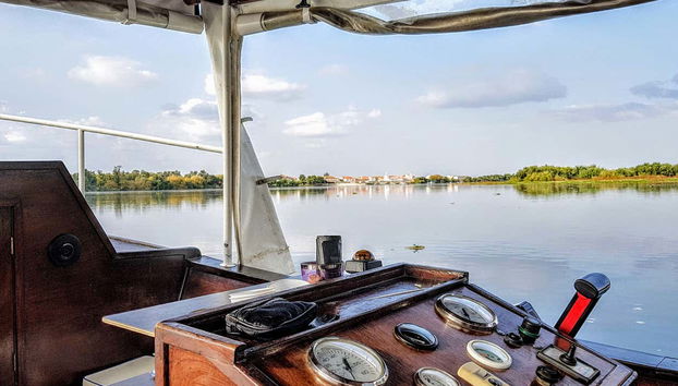 Vistas del Tajo desde el barco