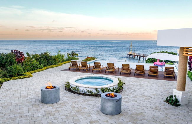 Beachfront Villa w Pool Sleeps 16 Dining Tub - Foto 50