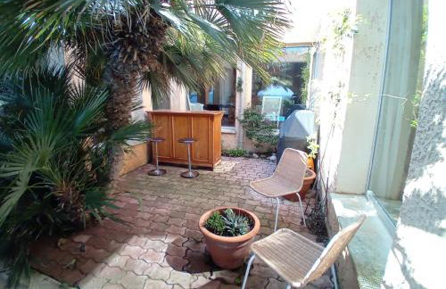 La Roche Bleue - Villa de charme avec vue exceptionnelle bord de mer piscine privée jardin et terrasse - Foto 47