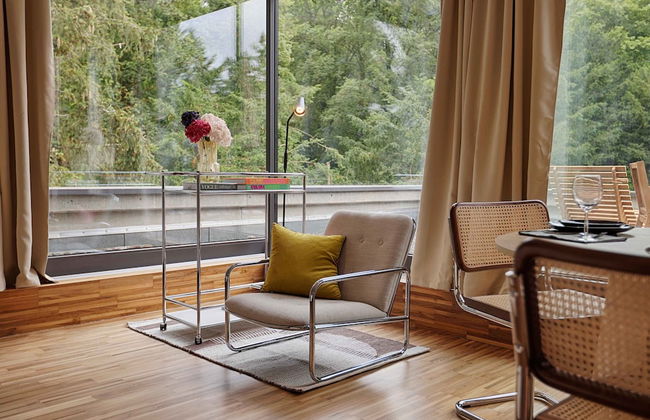 homie stay Architektenapartments im Grünen mit Blick auf die Würzburger Innenstadt - Photo 13