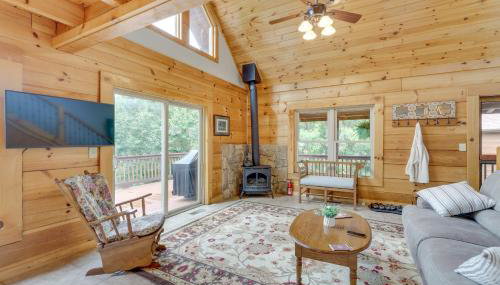Serene Cabin with Deck and Fire Pit in Blue Ridge Mtns - Foto 5