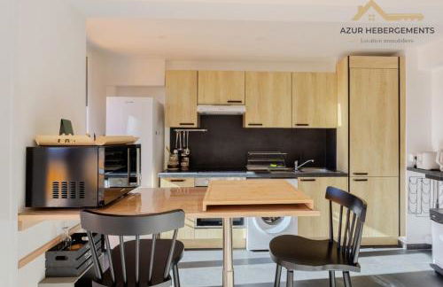 Cagnes Centre 4 pers, terrasse parking - Foto 10