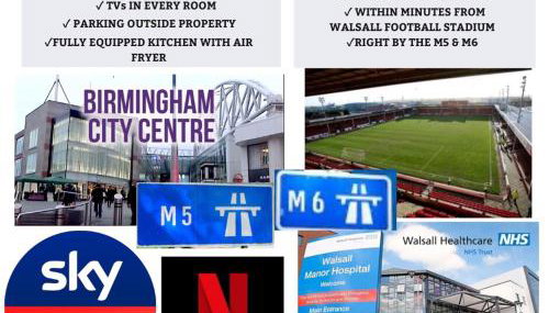 3 Double Beds Links to M6 & M5 - Foto 2