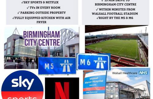 3 Double Beds Links to M6 & M5 - Foto 2