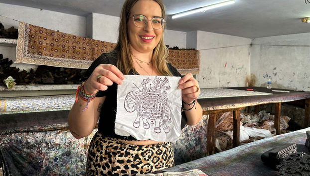 Traditional Printmaking Workshop in Jaipur - Foto 4