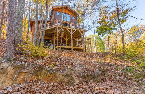 Cozy Cabin Retreat w/ Hot Tub & Nature Views - Foto 41