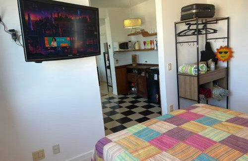 Studio Red Vidigal com Varanda, Vista Mar e Hidromassagem - Foto 12