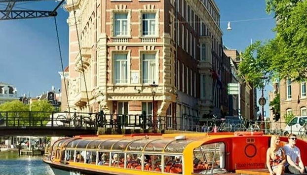 Enjoying a boat ride