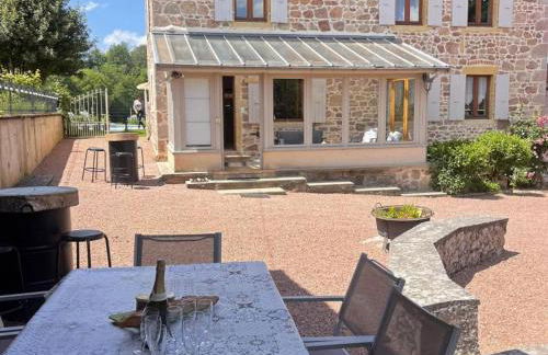 Gîte harmonieux 8 pers avec cheminée et animaux admis - FR-1-496-32 - Foto 31