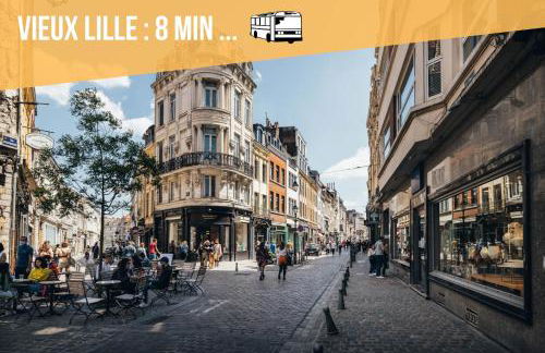 Le design *Vieux Lille*parking gratuit*fibre - Foto 17