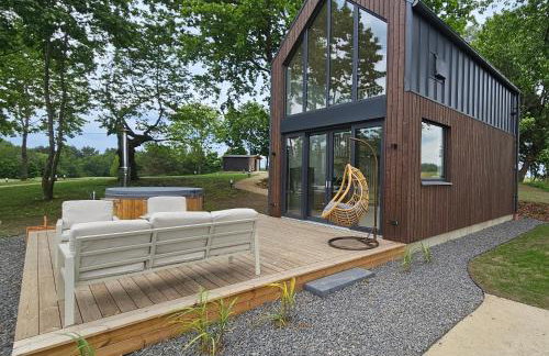 Vilanovka - domki z prywatną balią przy stawie i lesie - Foto 77