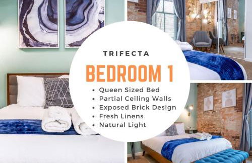 100 Year-Old Historic Brick 2BR Loft & Large Patio & Hammocks & High Ceiling - Foto 21