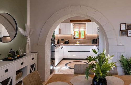 Stone villa Halepa panoramic view, private pool,big garden & quiet - Foto 24