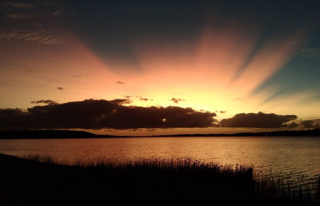 Log Cabin On And Overlooking a 9km Lagoon - Photo 12