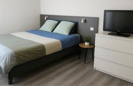 Charmant studio tout équipé à 100m de la plage, clim, terrasse, parking, Wifi, linge de maison inclus - Foto 10