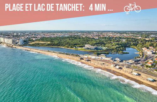 A L'ombre des Pins, Appartement neuf, élégant, Parking gratuit, Netflix, au calme à 100m de l'océan - Photo 34