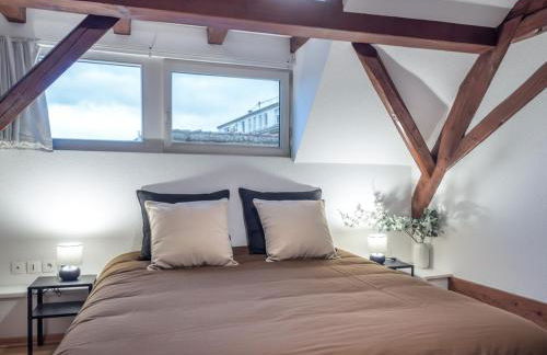 Résidence de 80 m2 avec balcon & cour alsacienne - début Route des Vins - Foto 5