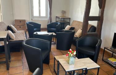 Maison familiale, 13 lits, 3 SDB, parking gratuit, jardin, terrasse - Foto 26