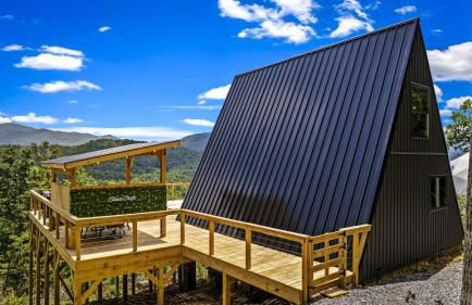 Modern A-Frame Cabin with Breathtaking Views of the Smoky Mountains, Perfect for Families or Groups - Foto 2