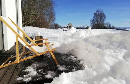 5Sterne Ferienwohnung im Fachwerk mit Bergblick in Alleinlage und großem Garten, Infrarotkabine - Foto 33