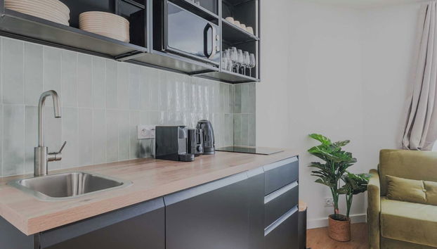 Charming Flat - 1br/4p - Voltaire/nation - Foto 5, Cocina privada