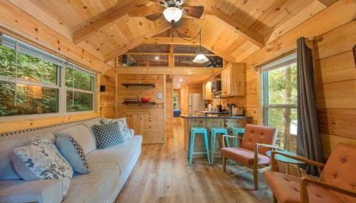 Papa Cabin Tiny Log Home Comfort In Rustic Bliss - Foto 2