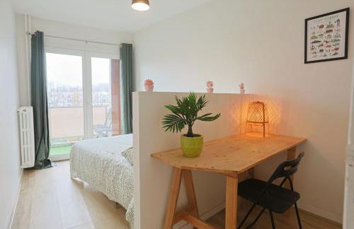 Séjour lumineux T3 moderne, balcon & ascenseur - Foto 6