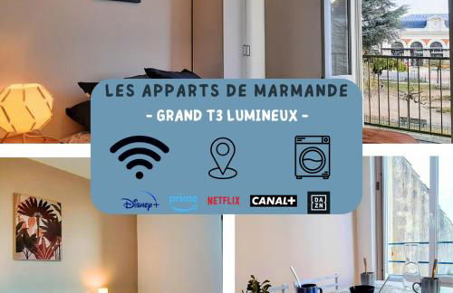 Grand T3 Lumineux - Balcon - 2 chambres - idéal familles & pros - Foto 1