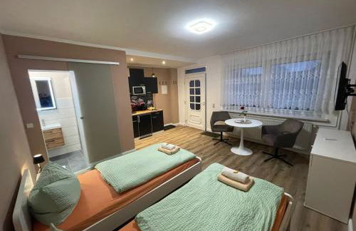 Top-moderne Ferienwohnung und Apartments auf früherem wunderschönen Bauernhof im Elbe-Elster-Kreis in Brandenburg bei Herzberg-Elster, Schönewalde, Holzdorf - Foto 30