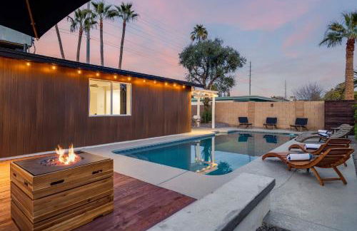 Modern Cactus Home - Luxe with Spa-baths Pool & Firepit - Foto 71