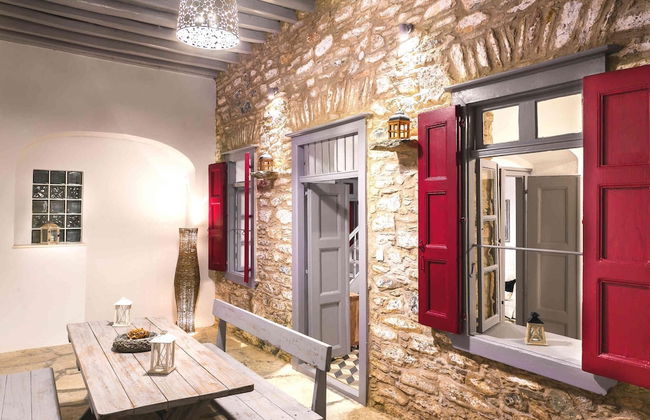 Villa Gaia Syros 1800 s Stone Building - Foto 22