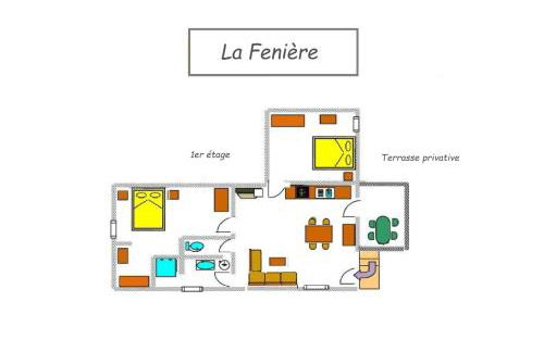 Gîte de charme la Fenière dans Mas en pierres, 2 ch, 70m2, charme, nature, piscine chauffée, sud Ardèche - Foto 13