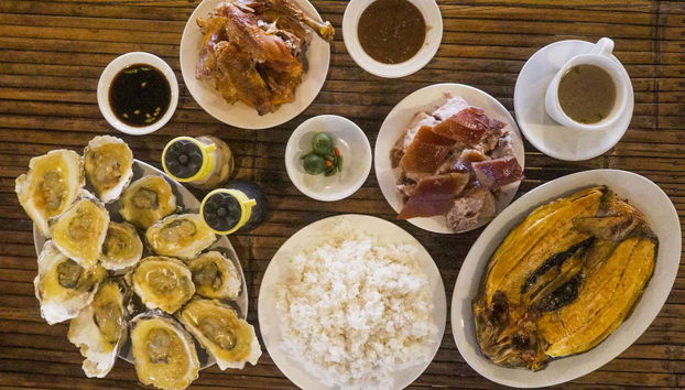 Disfrutando del tour gastronómico por Iloílo