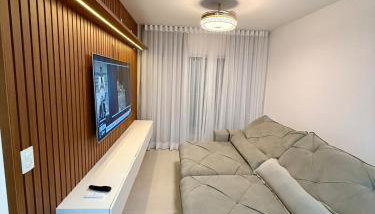 Apto de Luxo 400m Prainha-Piscina-churrasqueira-Ar-condicionado-Sand beach - Foto 5