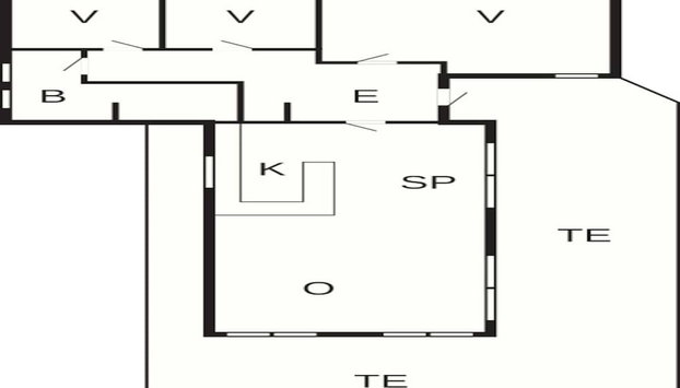 4 Star Holiday Home in Jerup - Foto 3, Plano