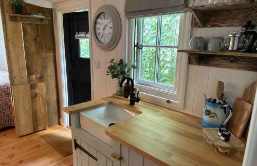 Cornwall Woodland Shepherd's Hut with Hot Tub - Deirdres Hut - Foto 24