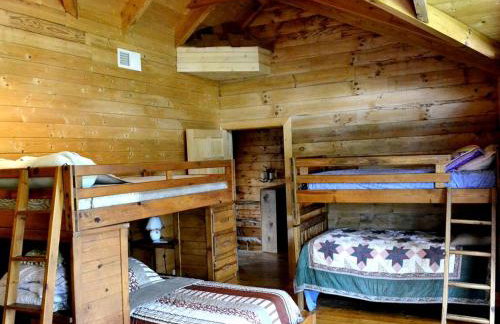 Stately Log Cabin with a Pool for a Group Getaway near Chickamauga, Georgia - Foto 12