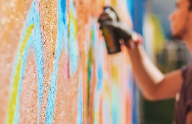 Visite sur le thème des graffitis - Photo 1