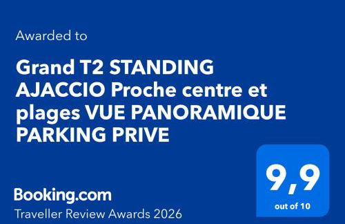 Grand T2 STANDING AJACCIO Proche centre et plages VUE PANORAMIQUE PARKING PRIVE - Foto 53