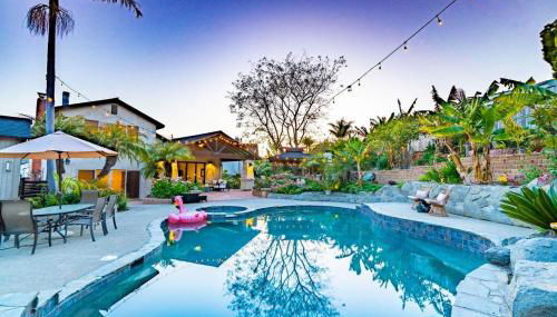 Resort style back yard heated pool and spa - Foto 5